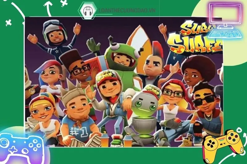 Cách điều khiển nhân vật trong Subway Surfers